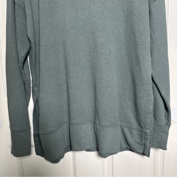 Aerie Women’s Small Vacay Everyday Oversized Sweatshirt Green Slouchy Beachy - Picture 4 of 16